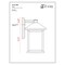 Z-Lite Portland 1 Light Outdoor Wall Light, Oil Rubbed Bronze And Clear Seedy 531B-ORB - alternate 3